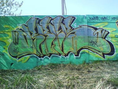 Graffiti Wall in Kielce - Photo by bris124 - bris, bris124, briser