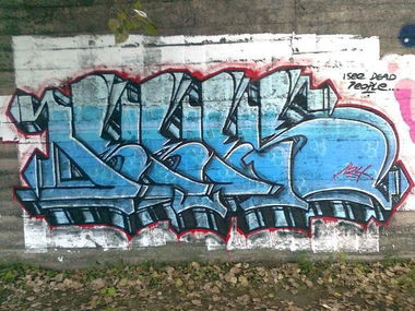 Graffiti Wall in Kielce - Photo by bris124 - bris, bris124, briser