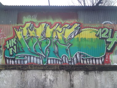Graffiti Bombing in Kielce - Photo by bris124 - bris, bris124, briser