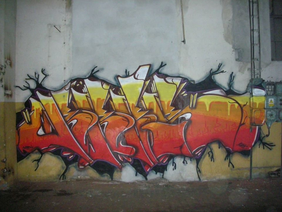 Graffiti Wall in Kielce - Photo by bris124 - bris, bris124, briser