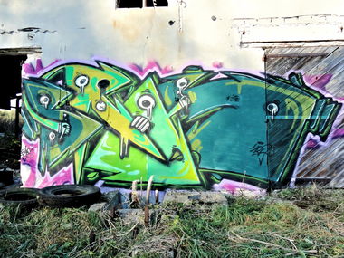 Graffiti Bombing in Kielce - Photo by bris124 - bris, bris124, briser