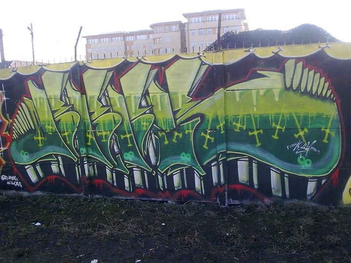 Graffiti Wall in Kielce - Photo by bris124 - bris, bris124, briser