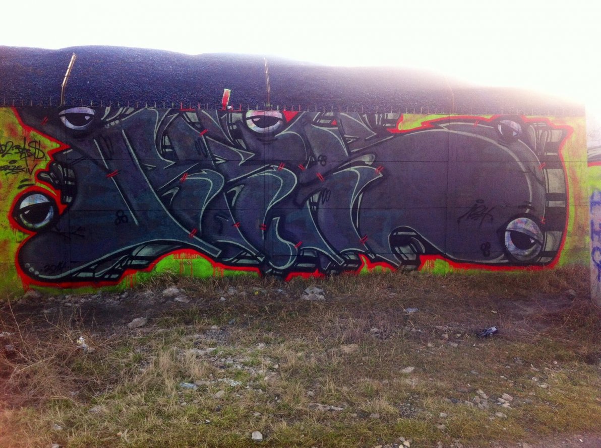 Graffiti Wall in Kielce - Photo by bris124 - bris, bris124, briser