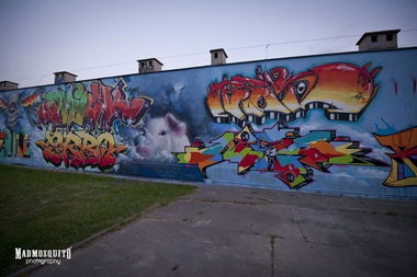 Graffiti Wall in Tarnow - Photo by bris124 - bris, bris124, briser (2014)