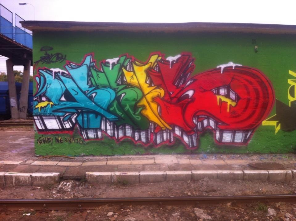 Graffiti Wall in Kielce - Photo by bris124 - bris, bris124, briser