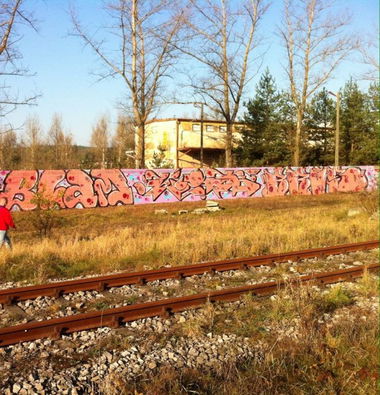 Graffiti Wall in Kielce - Photo by bris124 - bris, bris124, briser (2014)