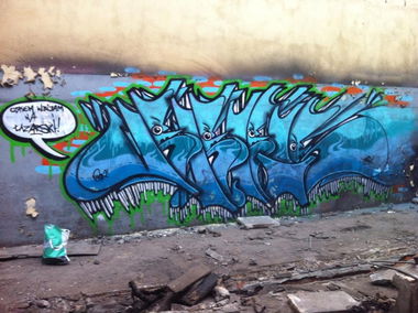 Graffiti Wall in Kielce - Photo by bris124 - bris, bris124, briser