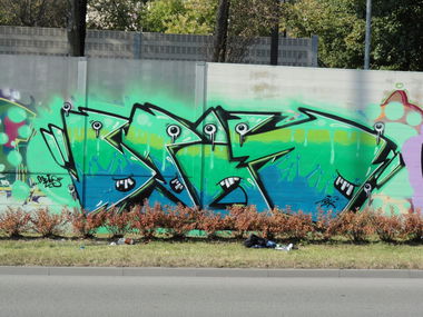 Graffiti Wall in Kielce - Photo by bris124 - bris, bris124, briser (2014)