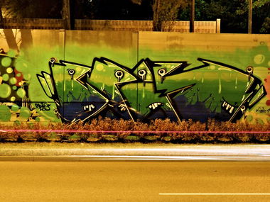 Graffiti Wall in Kielce - Photo by bris124 - bris, bris124, briser
