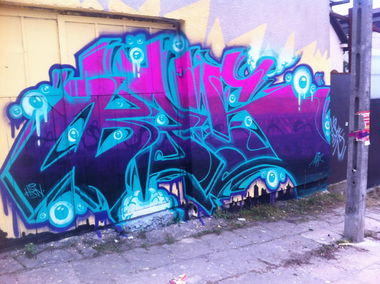 Graffiti Wall in Kielce - Photo by bris124 - bris, bris124, briser (2014)