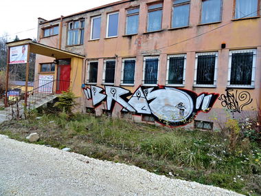 Graffiti Bombing in Kielce - Photo by bris124 - bris, briser, haeren (2014)