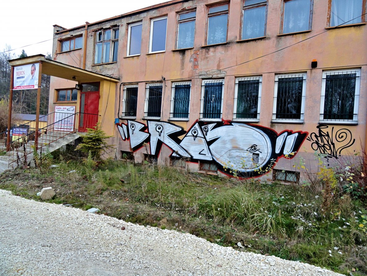 Graffiti Bombing in Kielce - Photo by bris124 - bris, briser, haeren (2014)