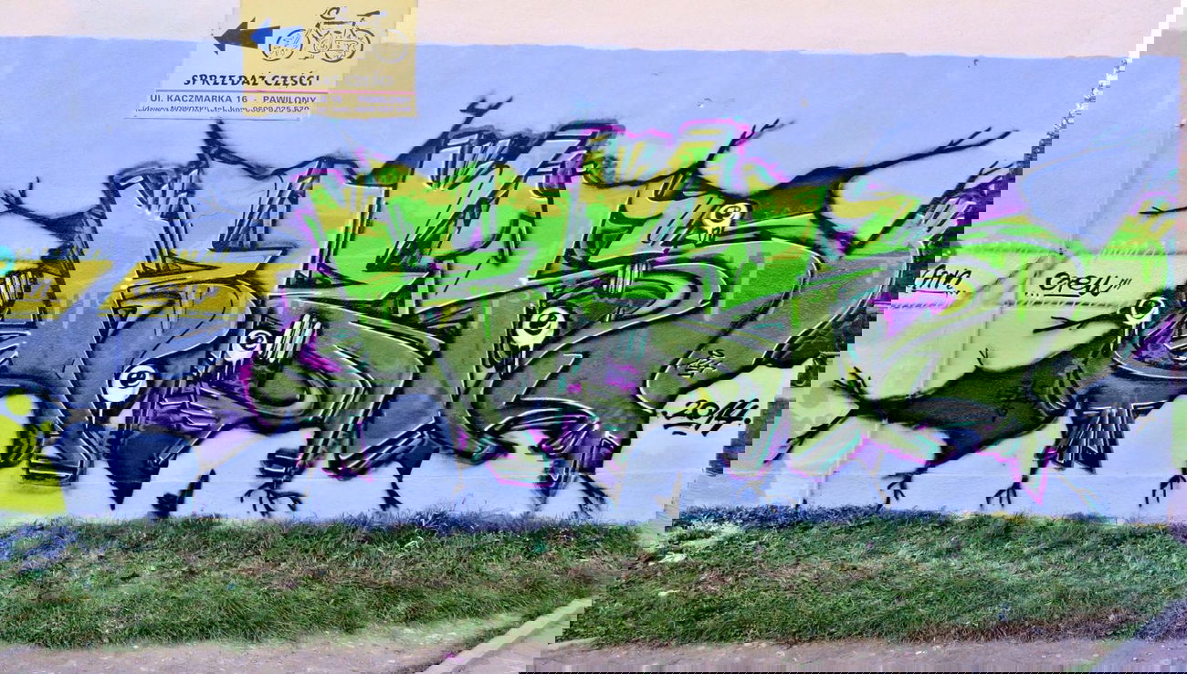 Graffiti Wall in Kielce - Photo by bris124 - bris124, briser, haeren (2014)