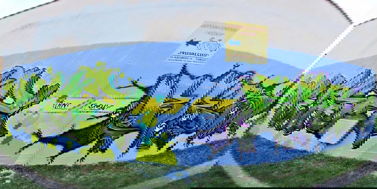 Graffiti Wall in Kielce - Photo by bris124 - morus, merez, bris124 (2014)