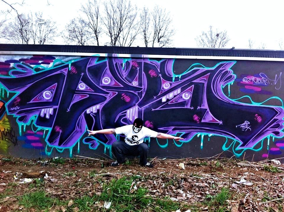 Graffiti Wall in Kielce - Photo by bris124 - bris124., bris, briser (2014)