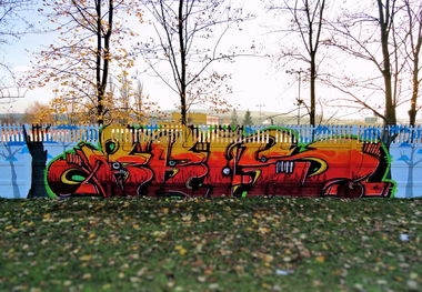 Graffiti Wall in Kielce - Photo by bris124 - bris., bris124, briser (2014)