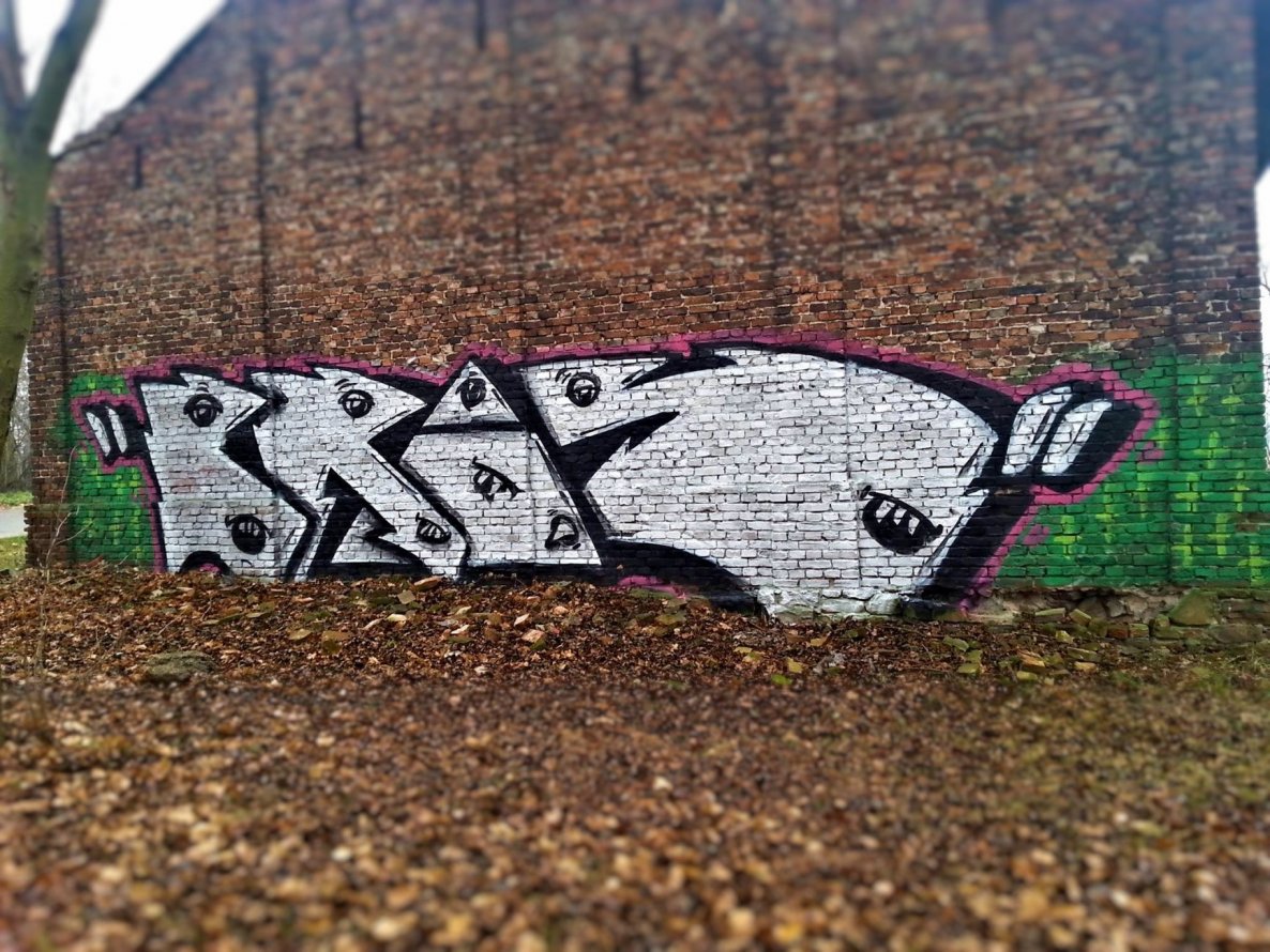 Graffiti Bombing in Kielce - Photo by bris124 - bris, briser, bris124 (2014)
