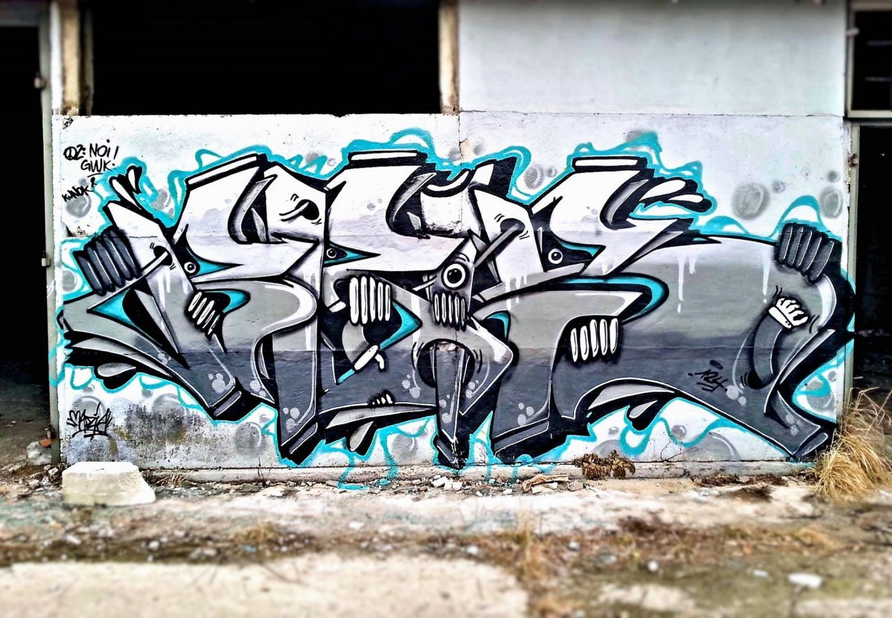 Graffiti Bombing in Kielce - Photo by bris124 - bris, bris124, briser (2015)