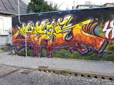 Graffiti Wall in Kielce - Photo by bris124 - bris, bris124, haeren (2015)