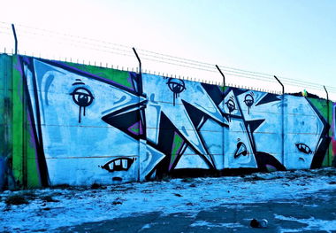 Graffiti Bombing in Kielce - Photo by bris124 - bris, bris124, briser (2015)