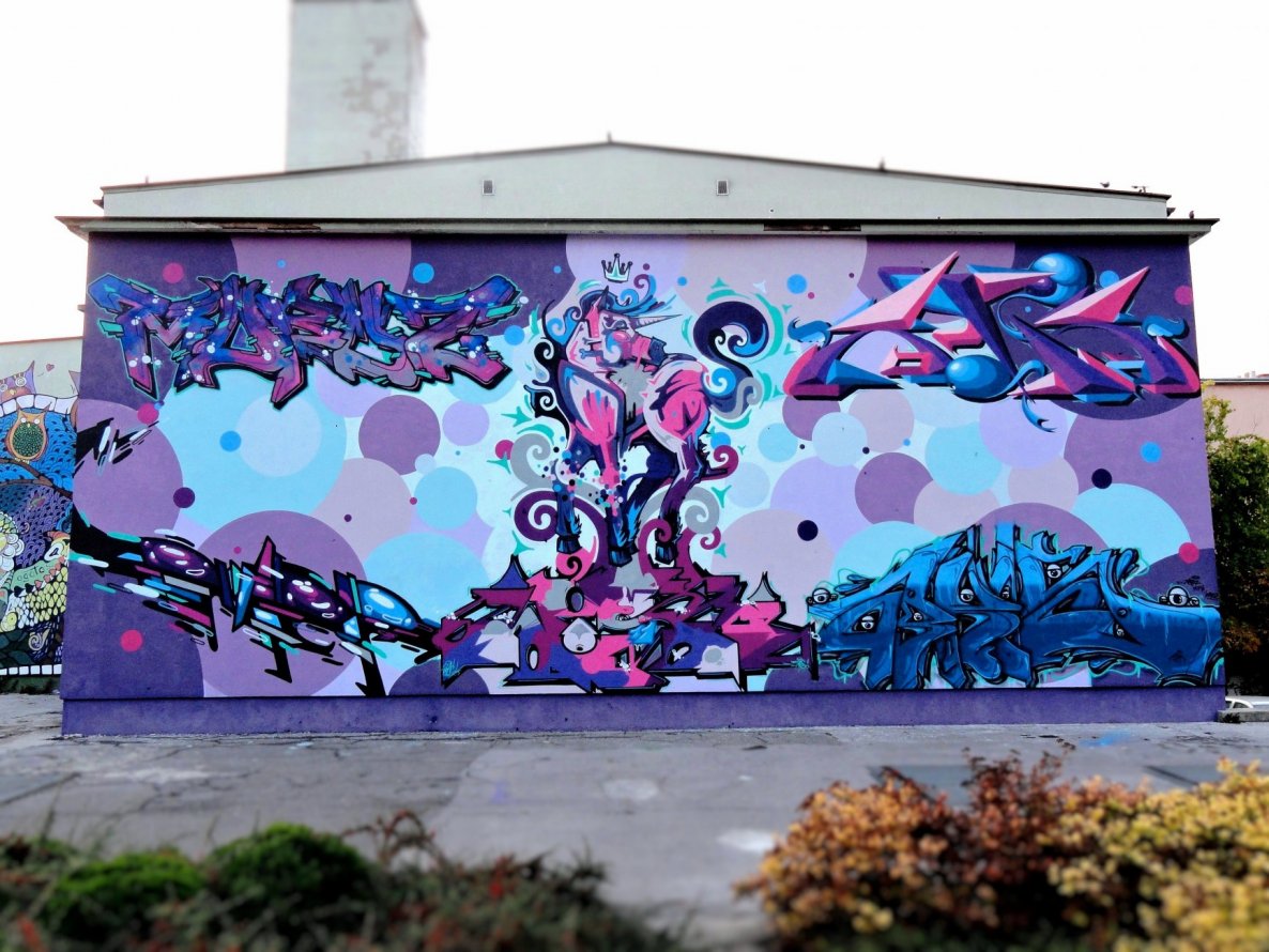 Graffiti Wall in Kielce - Photo by bris124 - bris124, briser, bris (2014)