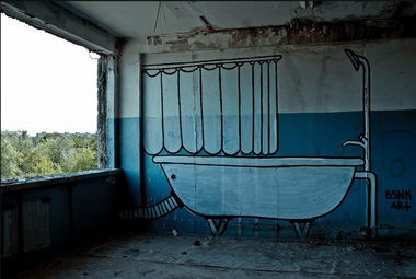 Graffiti Street Art in Orenburg - Photo by bsnk_c45