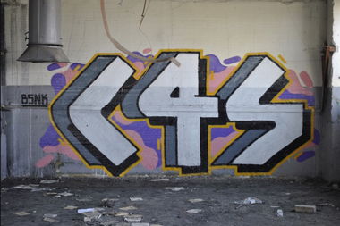 Graffiti Bombing - Photo by bsnk_c45 - c45, bsnk