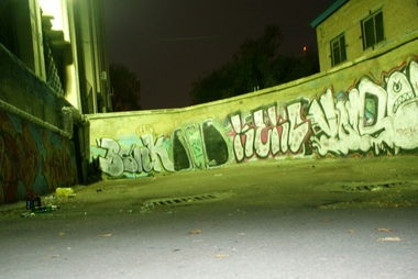 Graffiti Bombing - Photo by bsnk_c45 - c45, bsnk, flc45