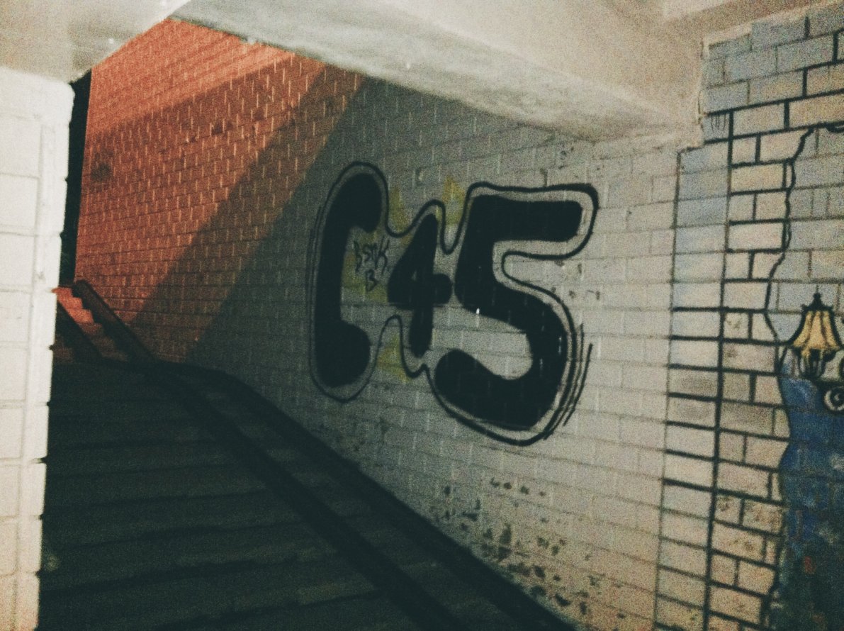 Graffiti Bombing - Photo by bsnk_c45 - c45, bsnk