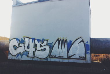 Graffiti Bombing - Photo by bsnk_c45 - c45, bsnk, subx