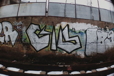 Graffiti Bombing - Photo by bsnk_c45 - c45, bsnk