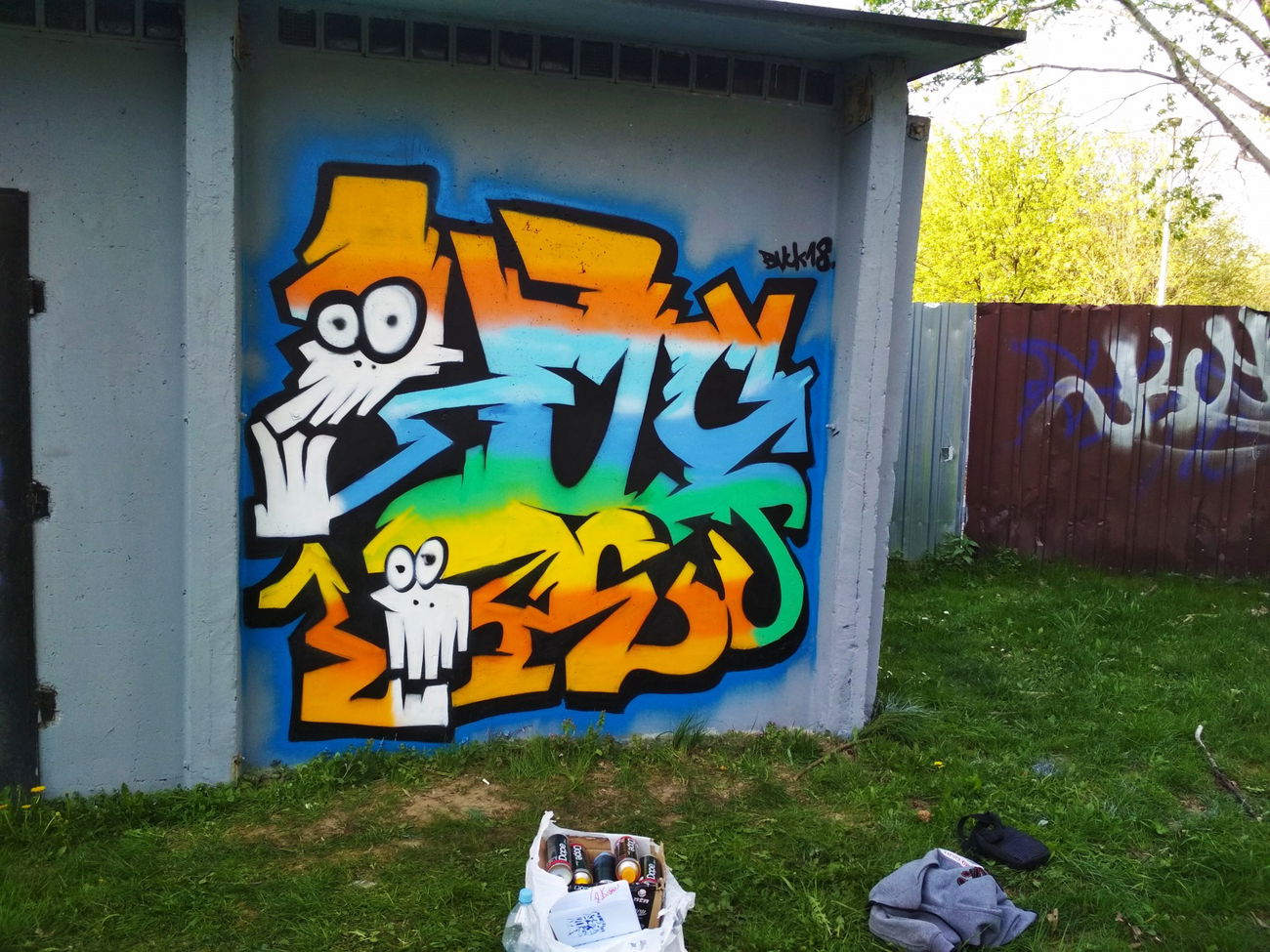 Graffiti Wall in Elsnera - Photo by bucket1 - Buck18 (2018)