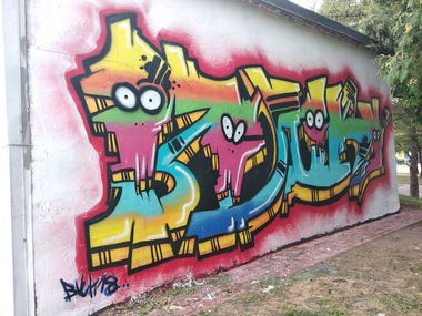 Graffiti Wall - Photo by bucket1 (2018)