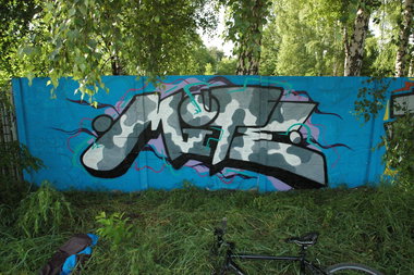 Graffiti Wall in ?yrardów - Photo by buldii - Mite (2013)