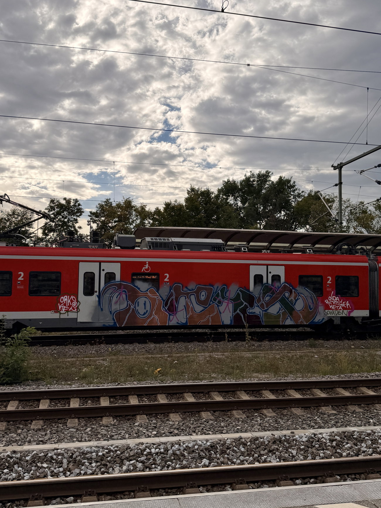Graffiti Train in Erlangen - Photo by buntistbesser (2026)