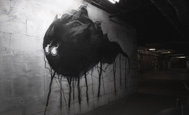 Graffiti Wall - Photo by burok - burok, black, white (2014)