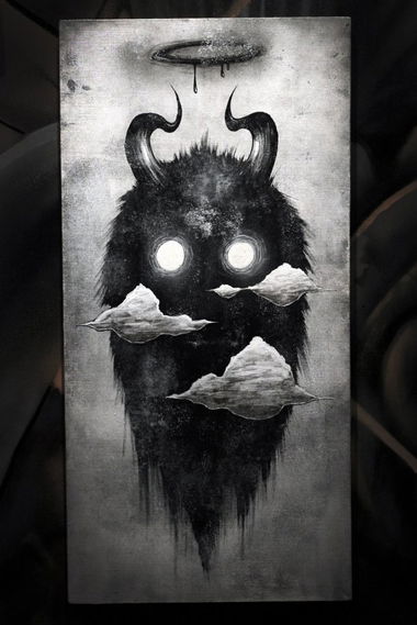 Graffiti Artwork - Photo by burok - canvas, burok, black (2014)