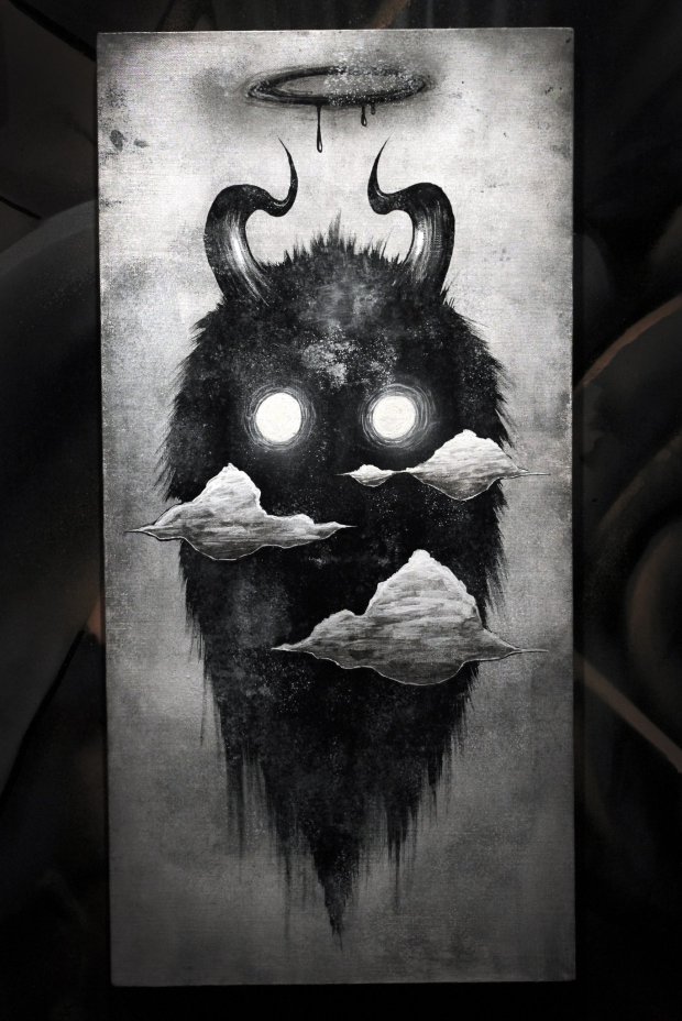 Graffiti Artwork - Photo by burok - canvas, burok, black (2014)