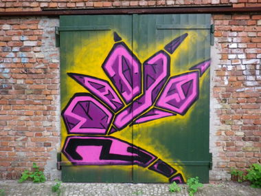 Graffiti Bombing in Dresden - Photo by butterbroetchen