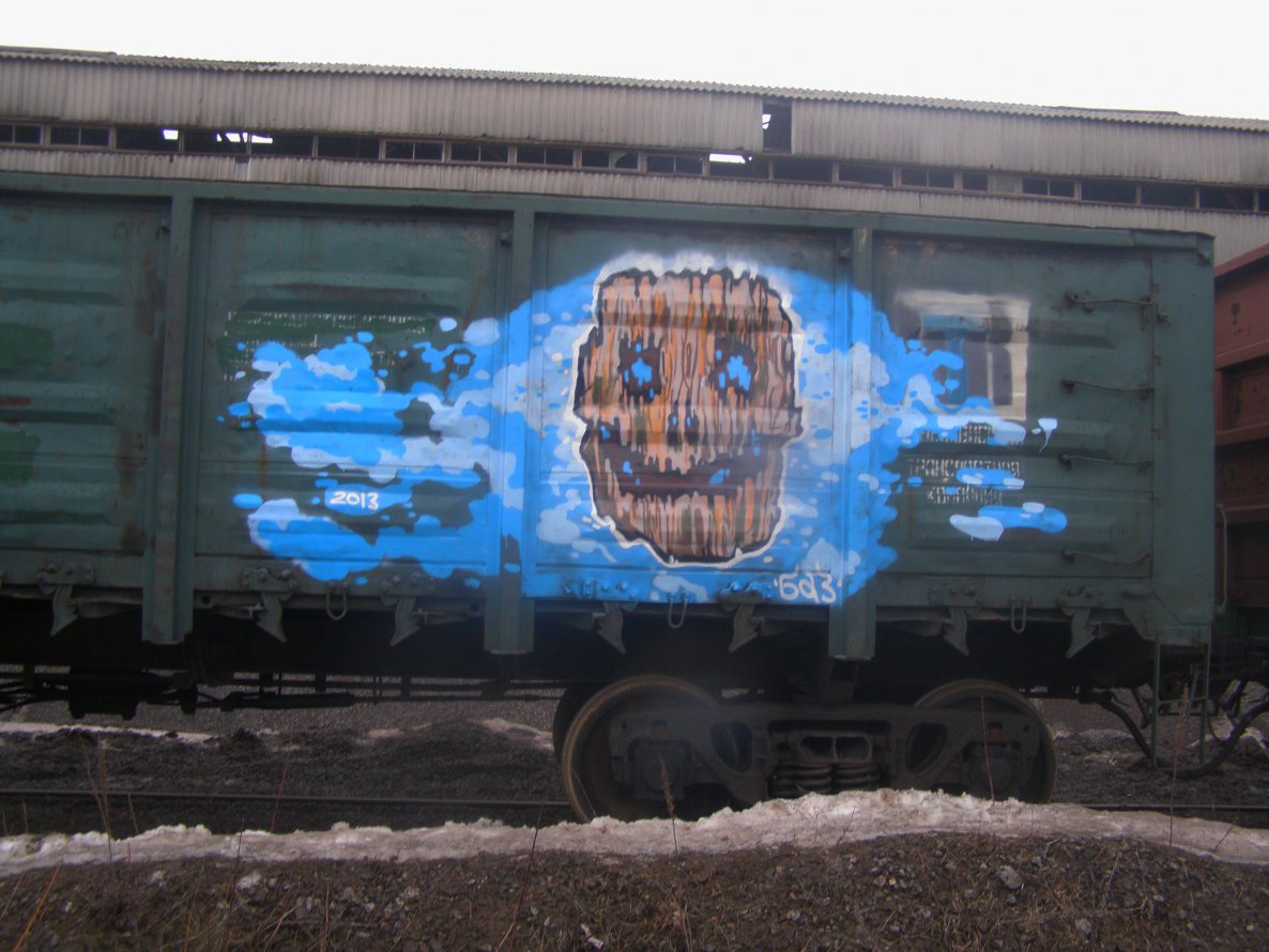 Graffiti Train in Vinnytsia - Photo by buz - ??? (2013)