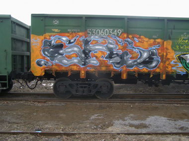 Graffiti Train in Vinnytsia - Photo by buz - ??? (2013)