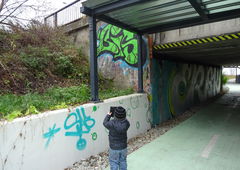 Graffiti Bombing - Photo by byskok