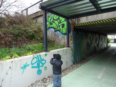 Graffiti Bombing - Photo by byskok