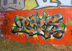 Graffiti Wall in Slovensko - Photo by byskok