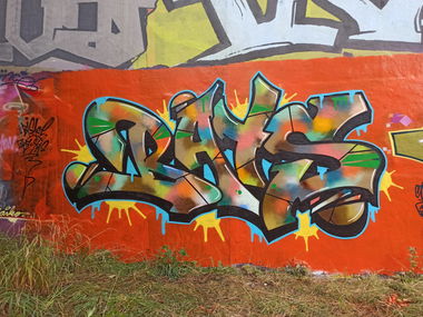 Graffiti Wall in Slovensko - Photo by byskok