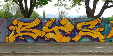 Graffiti Wall in Slovensko - Photo by byskok