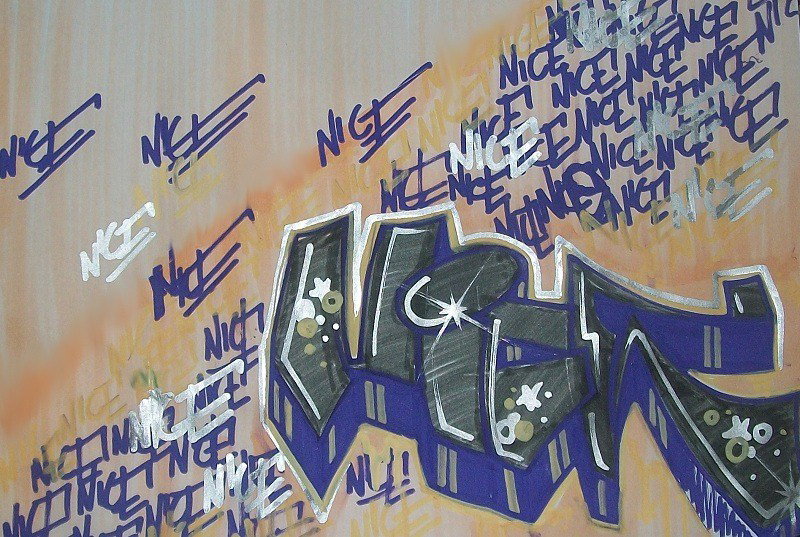 Graffiti Wall - Photo by c1ok - nice (2016)