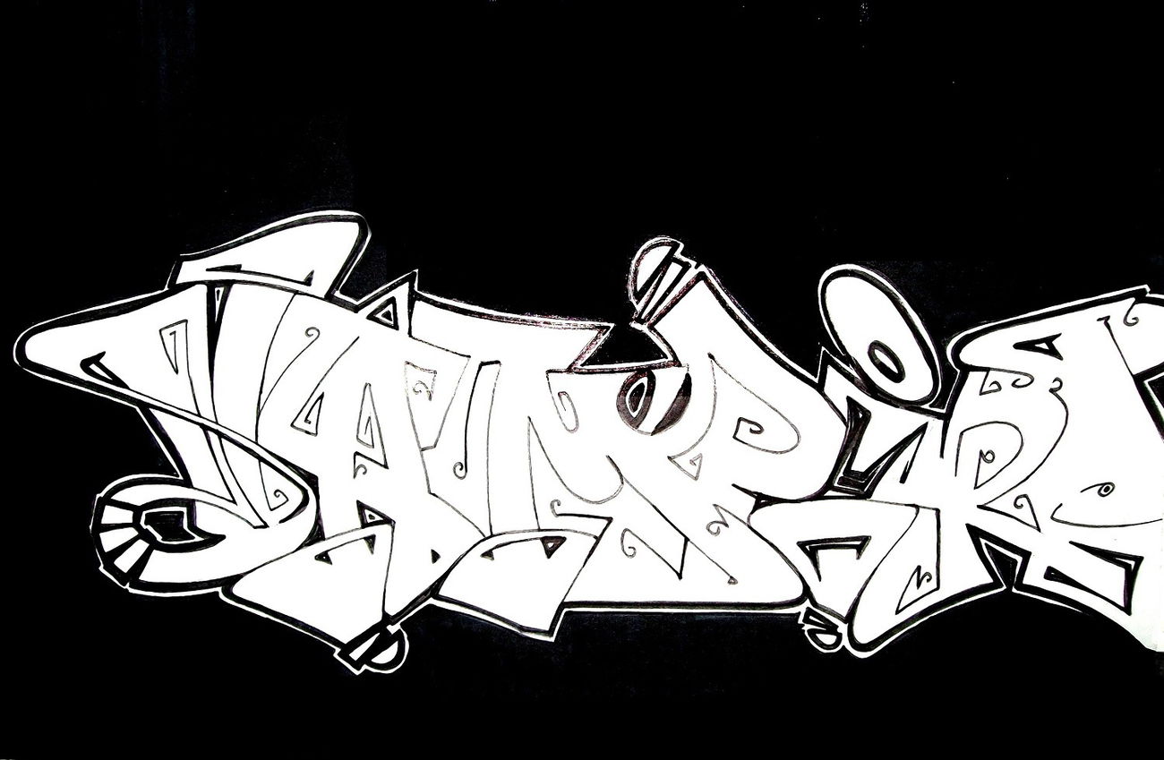 Graffiti Sketch - Photo by c1ok - vampire (2012)