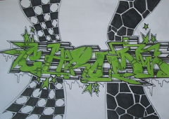 Graffiti Sketch - Photo by c1ok - chrome (2015)