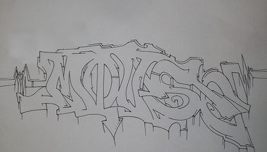 Graffiti Sketch - Photo by c1ok - mouse (2016)